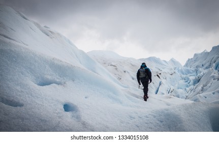 Exploring the glaciar