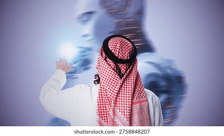 Exploring interaction between human and AI in a modern setting at a tech event