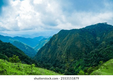 Exploring the majestic mountain landscape nature reserve scenic view lush greenery panoramic perspective tranquil beauty - Powered by Shutterstock