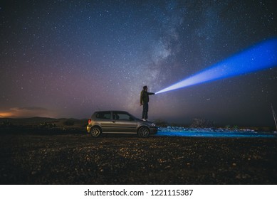 exploring at night