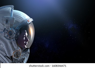 Exploring outer space. Mixed media
