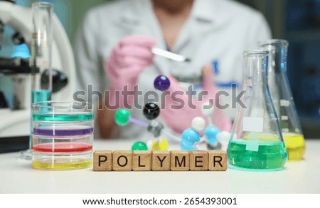 Exploring polymer science with flasks, models, and specialized equipment in a cuttingedge research facility