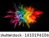color explosion isolated
