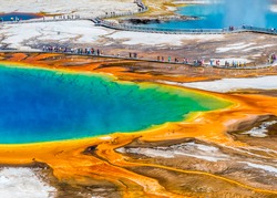 Explosion Of Colors In Yellowstone's Famous Grand Prismatic