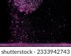 pink glitter isolated