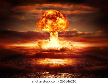 explosion nuclear bomb in ocean 