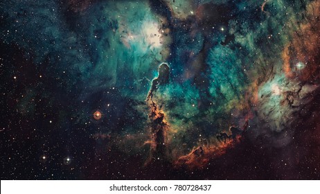 The explosion supernova. Bright Star Nebula. Distant galaxy. Abstract image. Elements of this image furnished by NASA. - Shutterstock ID 780728437