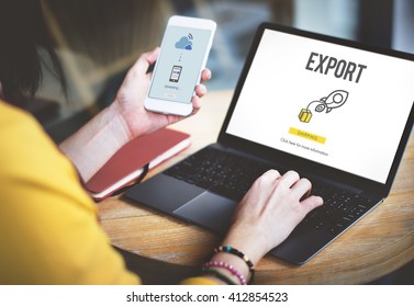 Export Logistic Cargo Freight Manufacturing Concept
