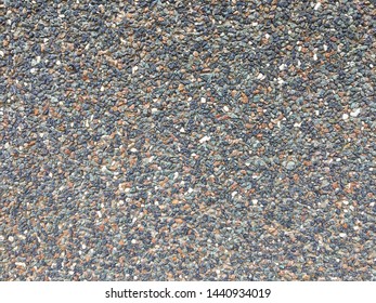 Exposed Aggregate Concrete For Decorate Wall Or Floor. 