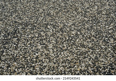 Exposed Aggregate Concrete Driveway Close Up