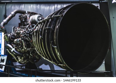 Exposed Exterior Of A Jet Propulsion Engine