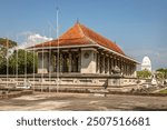 Exposure of the Independence Memorial Hall in Colombo, a national monument built for the commemoration of the independence of Sri Lanka, 1948