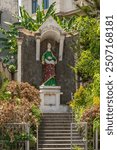 Exposure of St. Lucia statue at St. Lucia