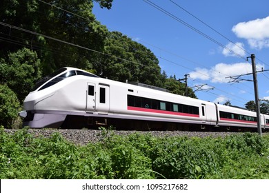 Express train at Greater Tokyo Area (Limited express Hitachi)