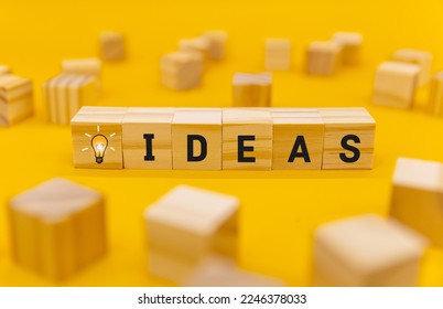 Expressing the process of coming up with ideas