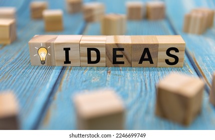Expressing the process of coming up with ideas