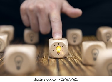 Expressing the process of coming up with ideas