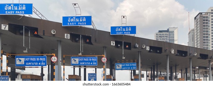 The Expressway Tollgate In Thailand