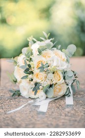 Exquisite bridal bouquet. Have a nice holiday