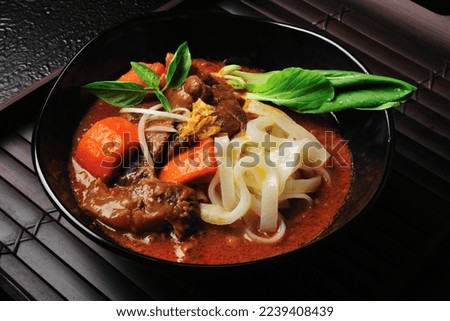 Exquisite and delicious beef noodle dishes