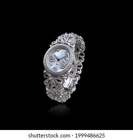 Exquisite Diamond Women Watch Product Shot