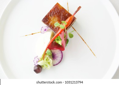 Exquisite Dish, Creative Restaurant Meal Concept, Haute Couture Food