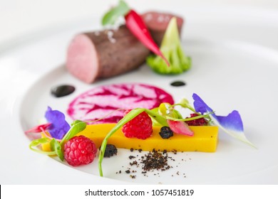 Exquisite Dish, Creative Restaurant Meal Concept, Haute Couture Food