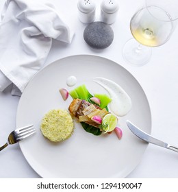 Exquisite Dish, Creative Restaurant Meal Concept, Haute Couture Food