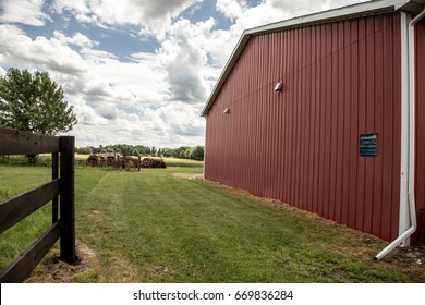 Exterior Barn On A Farm