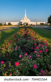 Exterior of the Billings Montana Temple on Rim Point Drive in Billings, Montana