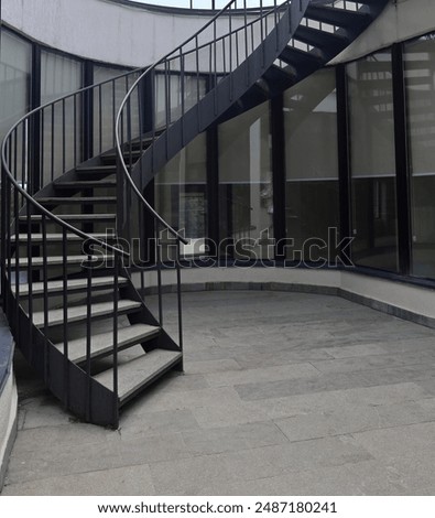 Similar – Image, Stock Photo spiral staircase