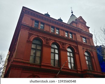 Exterior Of The Brooklyn Historical Society In Brooklyn, New York