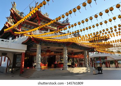 Exterior of a Chinese Temple - Namely Thean Hou Temple in Kuala Lumpur