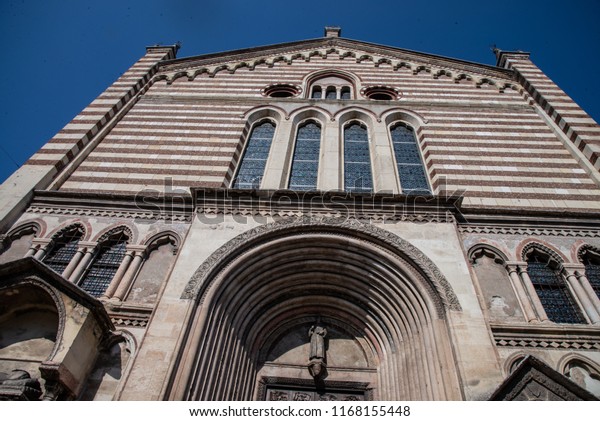 Exterior Church San Fermo Maggiore Verona Stock Photo Edit Now