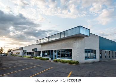 The Exterior Facade Of A Generic Small Business