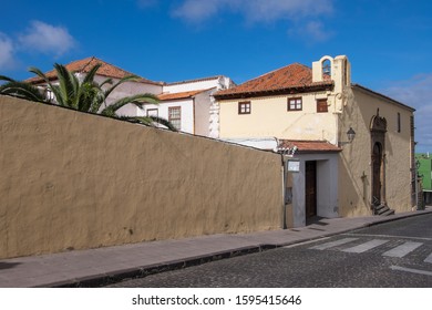 Exterior Facade Of The San Francisco Funeral Home In The City Of La Orotava, Tenerife, Canary Islands