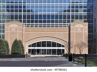 Exterior Of Federal Deposit Insurance Corporation Building In Arlington, VA