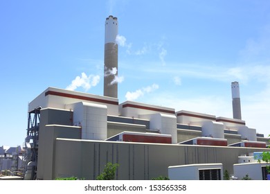 Exterior Of Industrial Plant 