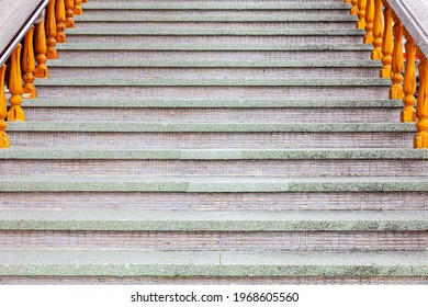 Exterior Light Green Sandstone Stairs Pattern And Background