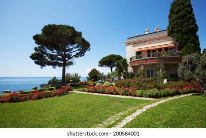 Exterior Of Mediterranean Villa