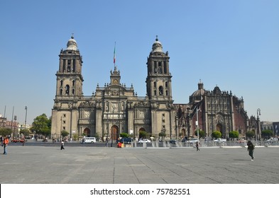 Exterior Of Mexico City Metropolitan Cathedral