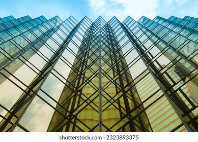 Exterior of modern architecture. Building abstract background - Shutterstock ID 2323893375