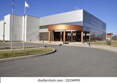 Exterior Modern Industrial Building Stock Photo 23134990 | Shutterstock