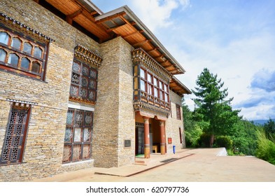 Exterior Of The National Museum Of Bhutan In Paro