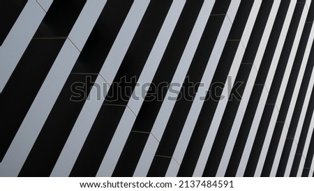 the exterior pattern decorate on buiding . new design  geometry square shape out of office building
