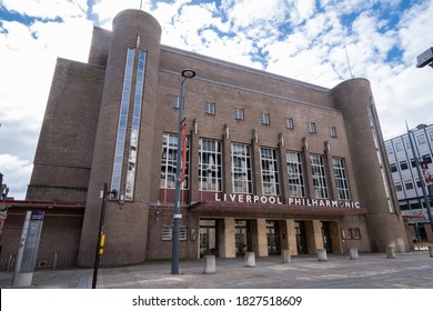 Exterior Of The Philharmonic Hall Liverpool July 2020