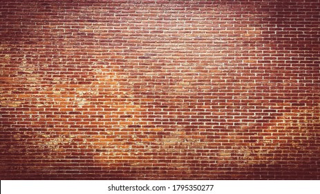 Exterior red and old brick wall texture background. - Shutterstock ID 1795350277