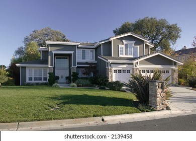 Exterior Shot Of A Home In The Northern California East Bay Area Of Martinez, CA.