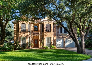 Exterior Of A Single Family Home In Texas, USA