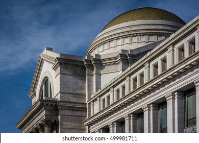 The Exterior Of The Smithsonian National Museum Of Natural History, In Washington, DC.